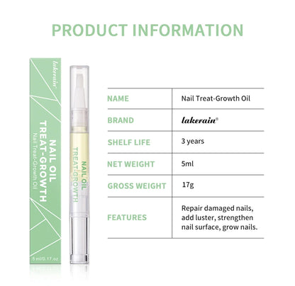 Nail Treat -Growth Nail Strengthener Health Strong Nail Growth Oil Help Splits Thin Nails Repair Manicure Nails Hongos Uñas Pies