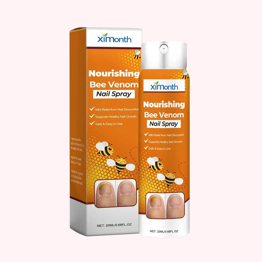 Ximonth Nourishing Bee Venom Nail Nourishing Spray for Stronger, Softer Nails & Cuticles