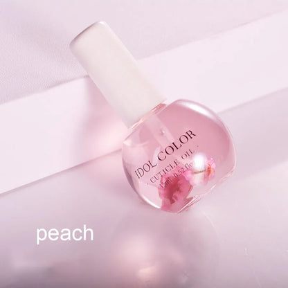 8 Flowers Nail Nutrition Oil,Moisturizing Dried Nutrient Nail Cuticle Oil ,Nails Care Repair Damaged Liquid Nail Art Design Tool