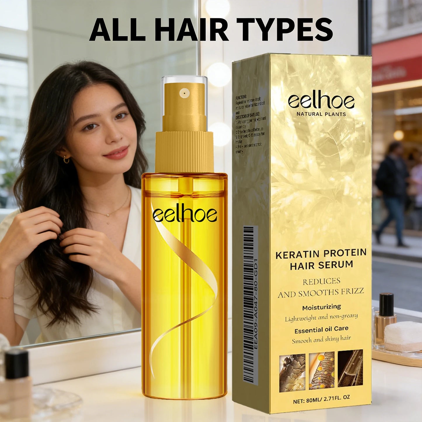 Keratin Protein Hair Serum