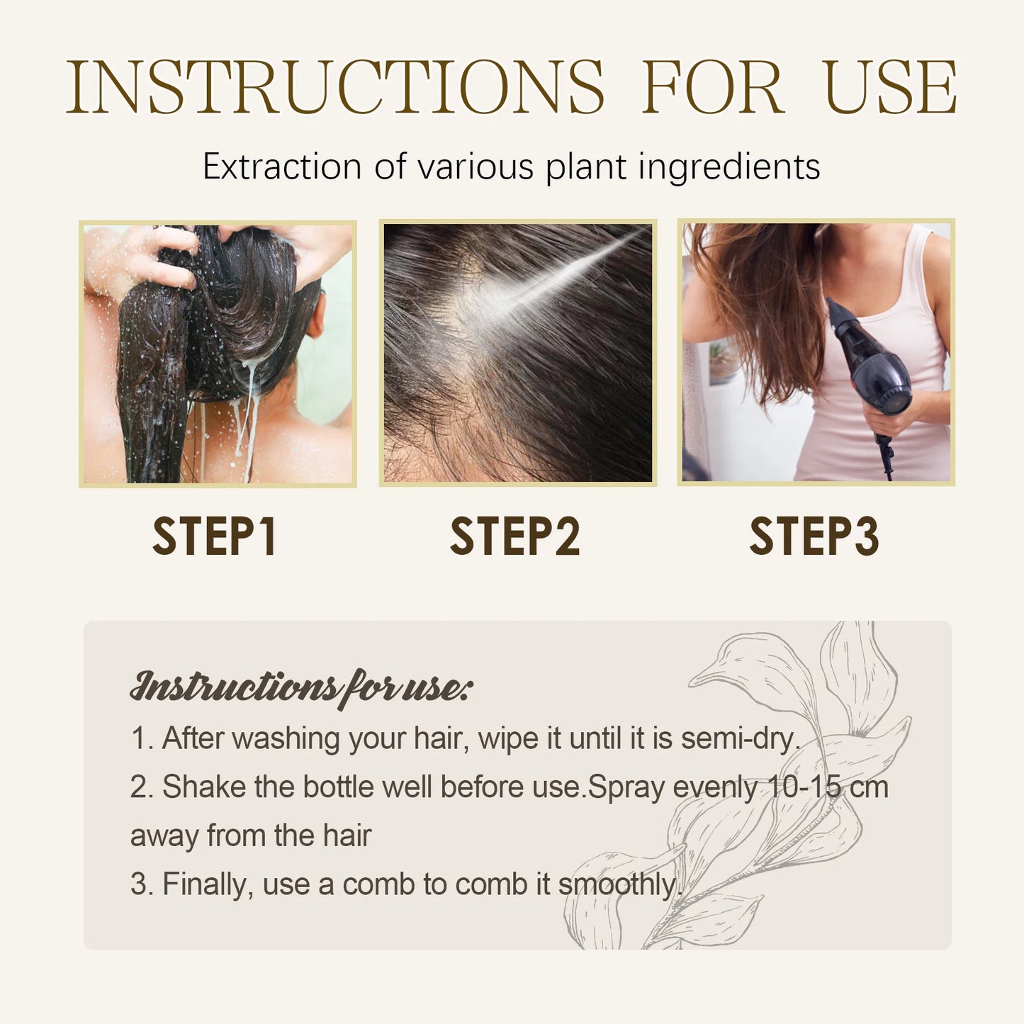 Keratin Protein Hair Serum