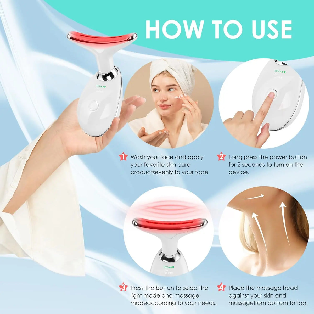LED Face Massager 
