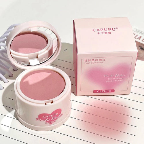 Powder Blush Palette CAPUPU blush with packaging on a light background