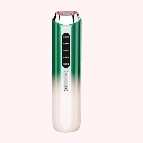 Gradient-colored Facial Beauty Device with control panel on a white background