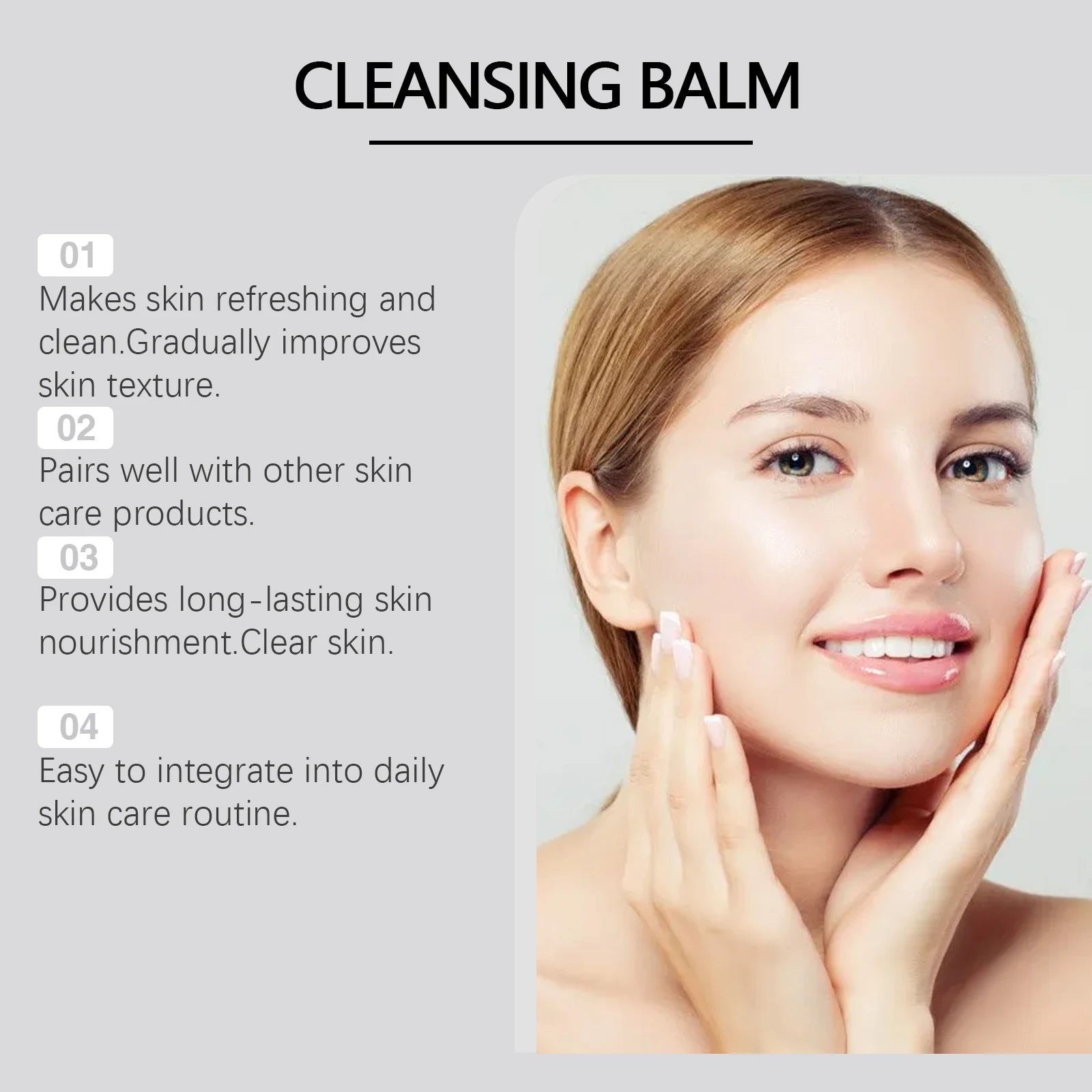 Cleansing Balm Makeup Remover – Purifying Hydrating Face Wash