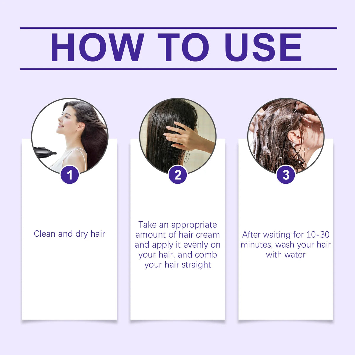 Anti Frizz Hair Cream – Keratin Repair & Smooth