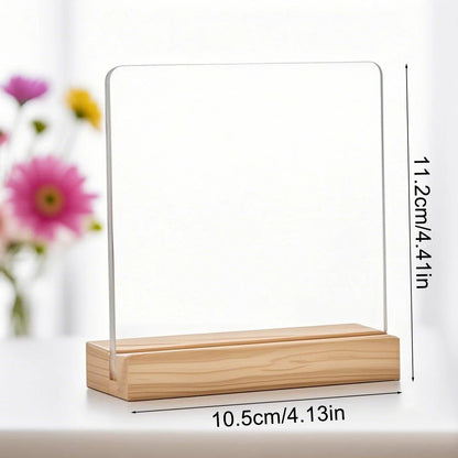 Nail Display Board Transparent Acrylic Nails Art ToolsIns Log Display Stand Desktop Wear Nail Works Live Background Storage