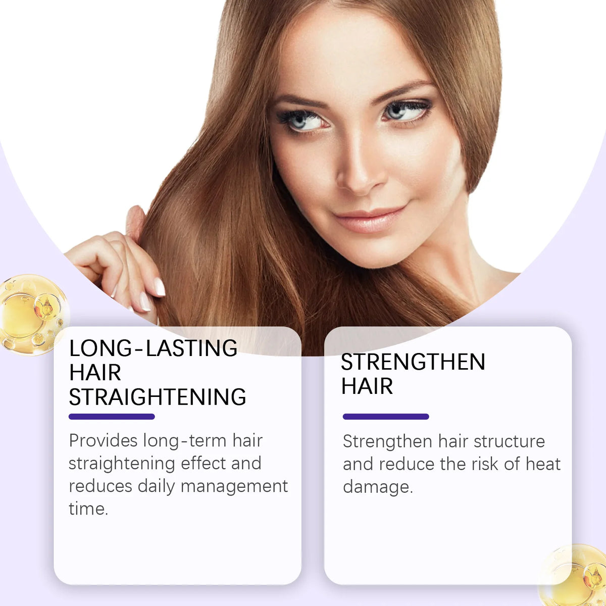 Anti Frizz Hair Cream – Keratin Repair & Smooth
