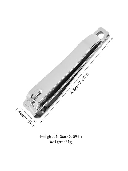 Nail Clipper, Premium Sharp Sturdy Stainless Steel Fingernail And Toenail Clipper Cutters, Perfect Nail Clippers For Men & Women