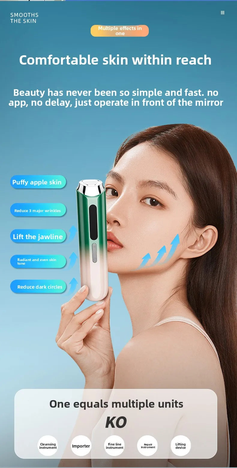 Multifunctiona Beauty Device Skin Lifting Firming Eye Massager Deep Cleansing Face Import Instrument Portable Skin Care Tool