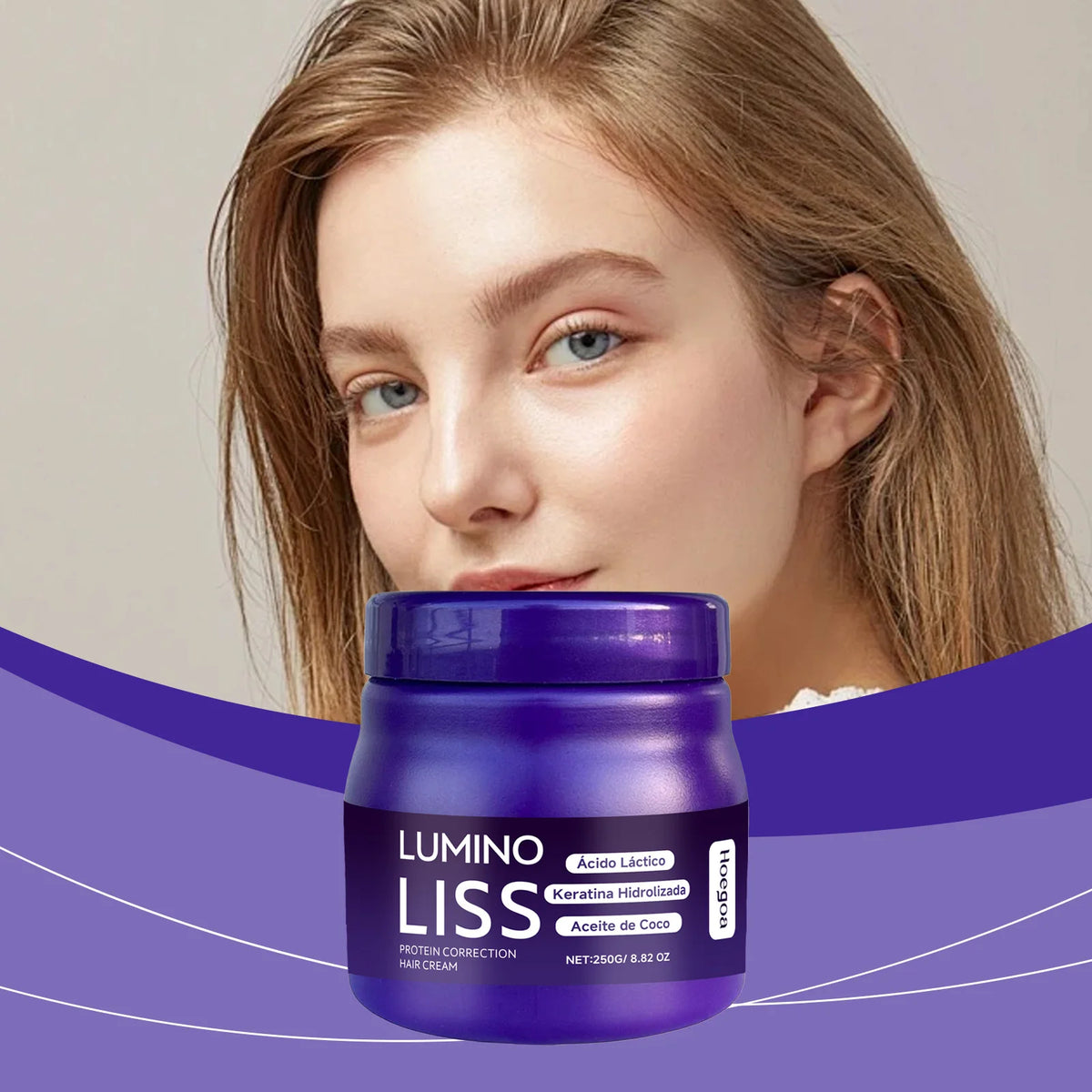 Anti Frizz Hair Cream – Keratin Repair & Smooth