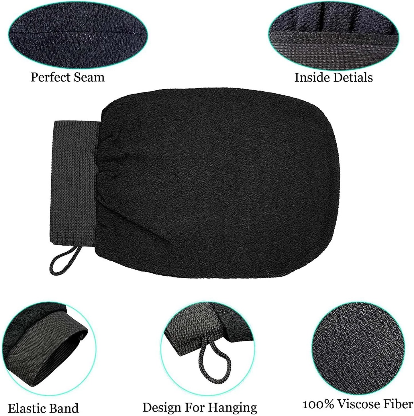 Black Exfoliating Glove