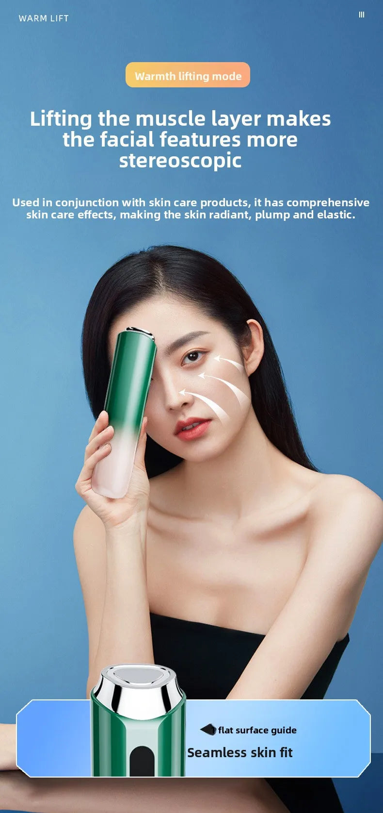 Multifunctiona Beauty Device Skin Lifting Firming Eye Massager Deep Cleansing Face Import Instrument Portable Skin Care Tool