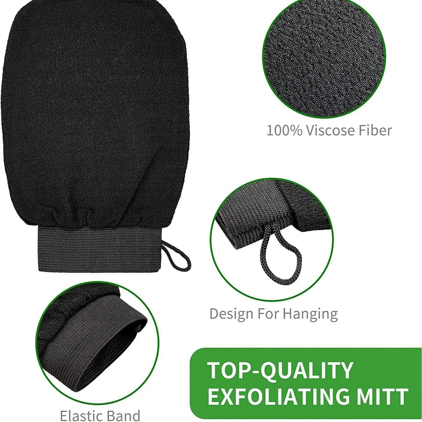 Black Exfoliating Glove