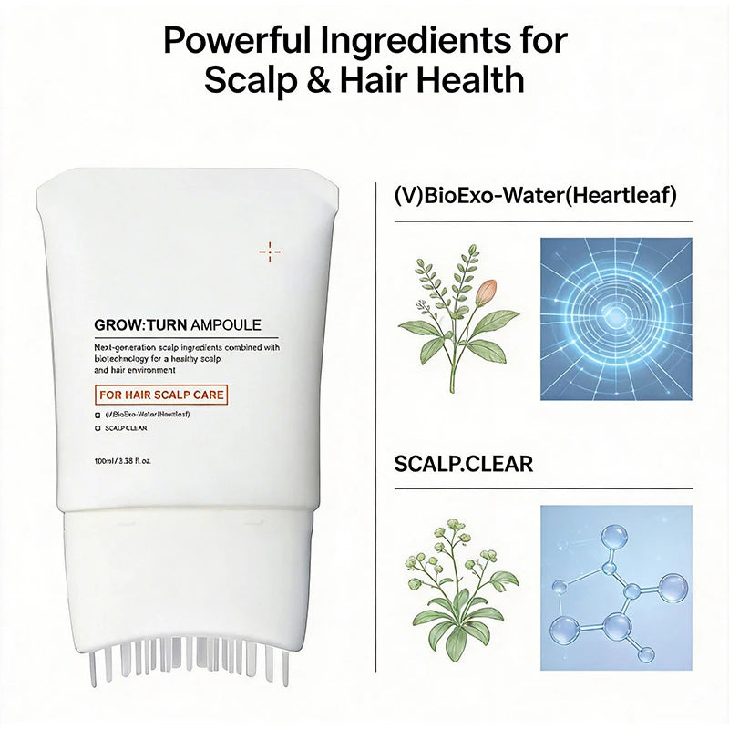 Hair Serum with Built-In Brush – Scalp Strengthening Essence
